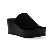 Anne Klein Womens AKVENTI Slip On Lifestyle Wedge Sandals